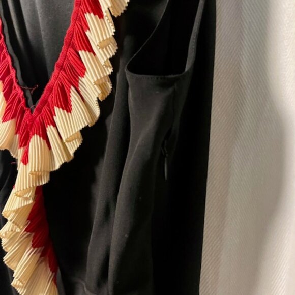 MARNI Silk Sleeveless Blouse with Ribbed Ruffle Detail IT 44 (US 8) - Picture 10 of 11